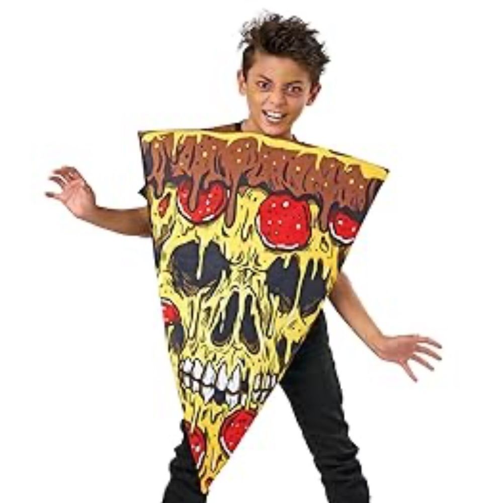 Zombie Pizza Unisex Costume Boys Girls One Size